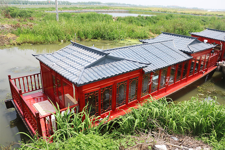 復(fù)古畫舫木船065