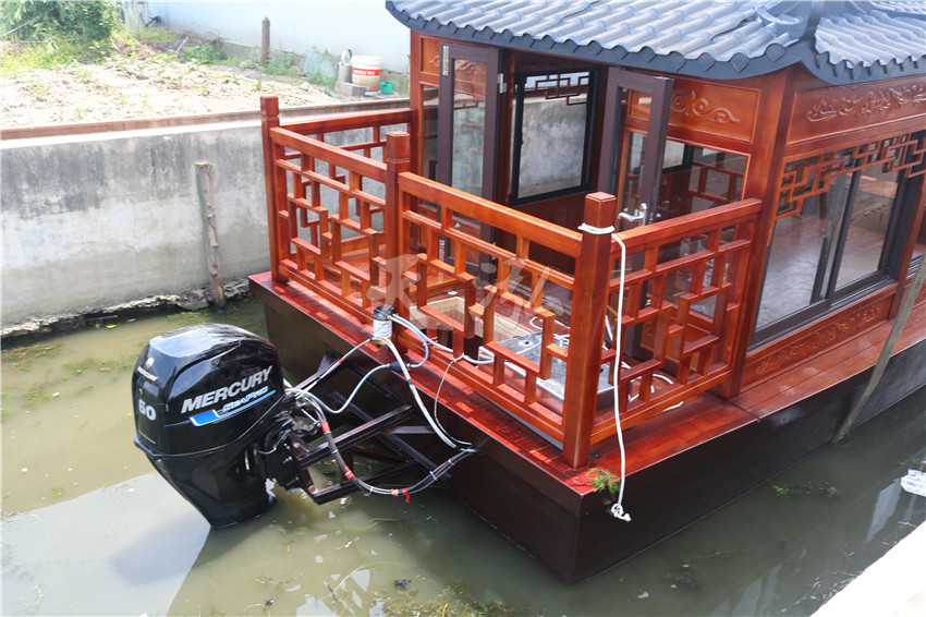 12米畫舫帶雅馬哈